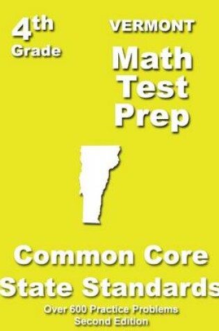 Cover of Vermont 4th Grade Math Test Prep