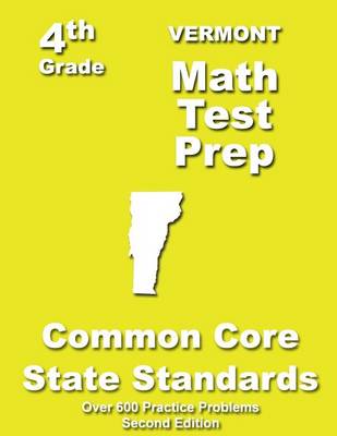 Book cover for Vermont 4th Grade Math Test Prep