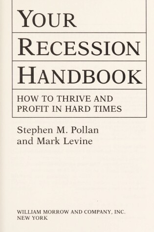 Cover of Your Recession Handbook