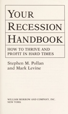 Book cover for Your Recession Handbook