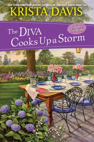 Book cover for Diva Cooks up a Storm