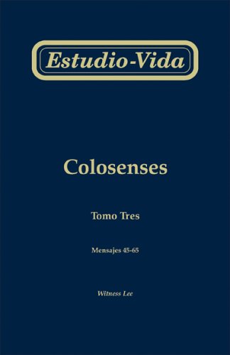Cover of Estudio-Vida de Colosenses