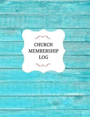 Book cover for Church Membership Log