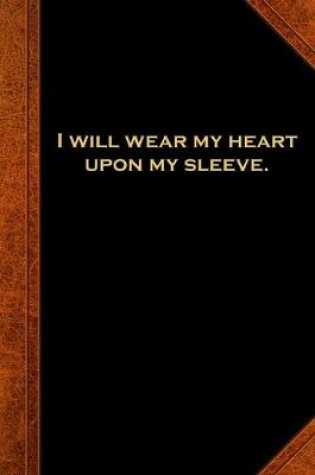 Cover of 2020 Daily Planner Shakespeare Quote Heart Upon Sleeve 388 Pages