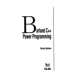 Book cover for Borland C++ Power Programming