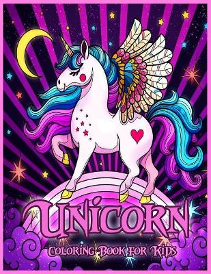 Book cover for Unicorn Coloring Book for Kids