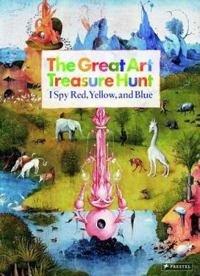 Book cover for Great Art Treasure Hunt: I Spy Red, Yellow, and Blue