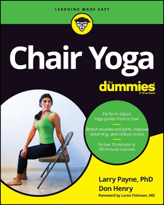 Book cover for Chair Yoga For Dummies