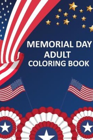 Cover of Memorial Day Adult Coloring Book