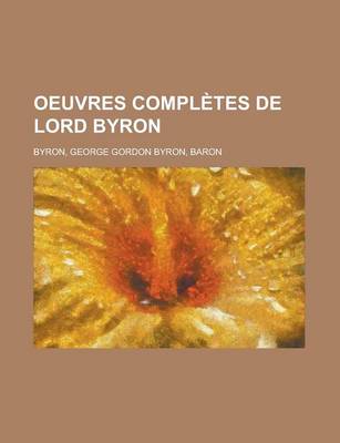 Book cover for Oeuvres Completes de Lord Byron (5)