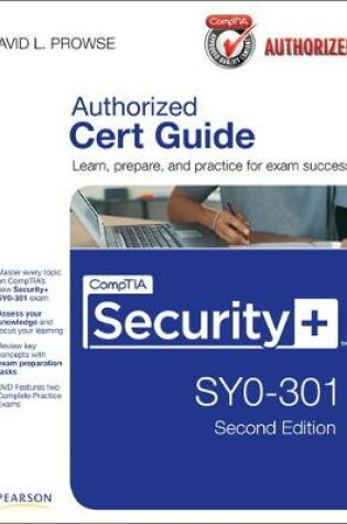 Cover of CompTIA Security+ SY0-301 Cert Guide