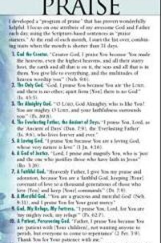 Cover of 31 Ways to Praise (pack of 50)