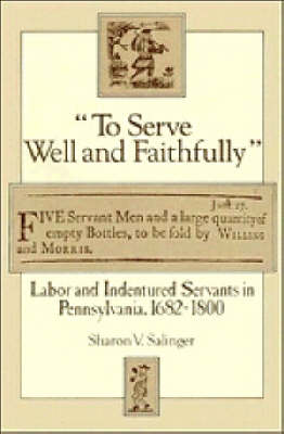 Book cover for 'To Serve Well and Faithfully'