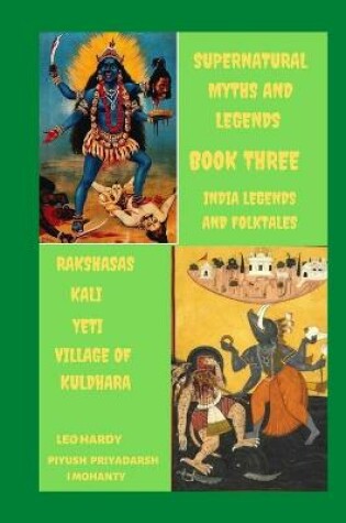 Cover of Supernatural Myths and 'Legends India Legends and Folktales