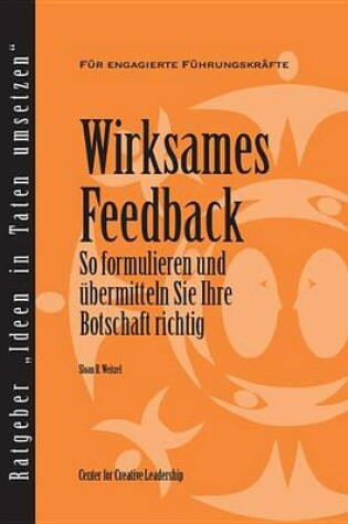 Cover of Wirksames Feedback