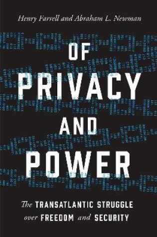 Cover of Of Privacy and Power