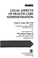 Cover of Legal Aspects of Health Care Administration