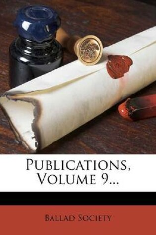 Cover of Publications, Volume 9...