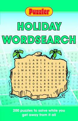 Book cover for "Puzzler" Holiday Wordsearch