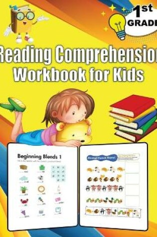 Cover of 1st Grade Reading Comprehension Workbook for Kids