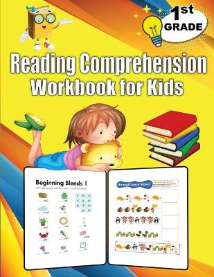 Book cover for 1st Grade Reading Comprehension Workbook for Kids