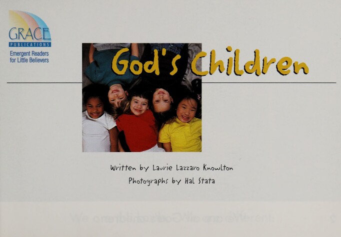 Book cover for Gods Children Emergent Gp7583