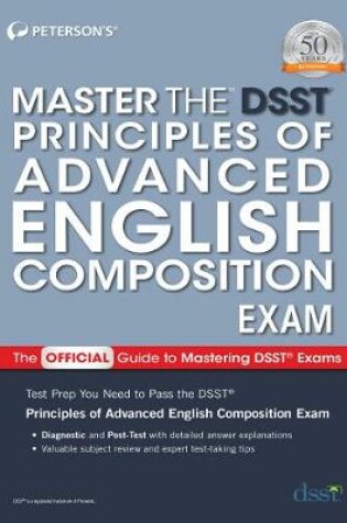 Cover of Master the DSST Principles of Advanced English Composition Exam
