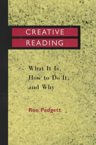 Cover of Creative Reading