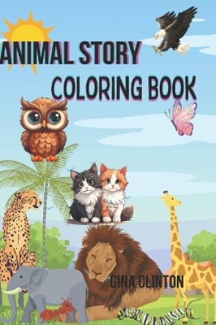 Cover of The Animal Story coloring book