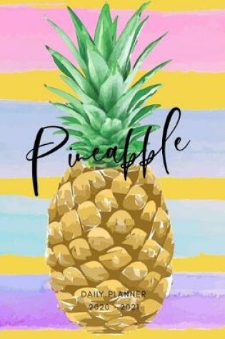 Cover of 2020 2021 15 Months Pineapple Fruits Daily Planner
