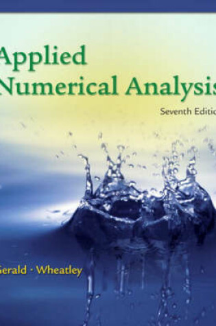 Cover of Applied Numerical Analysis:(International Edition) with Maple 10 VP