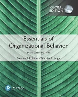 Book cover for Essentials of Organizational Behavior plus Pearson MyLab Management with Pearson eText, Global Edition
