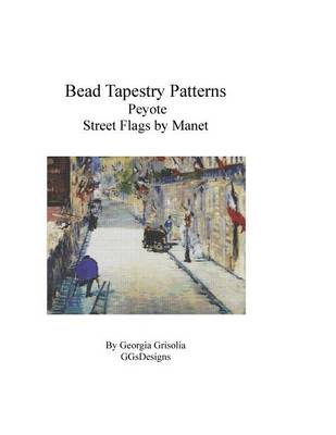 Book cover for Bead Tapestry Patterns Peyote Street Flags by Manet