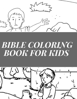 Book cover for Bible Coloring Book for Kids