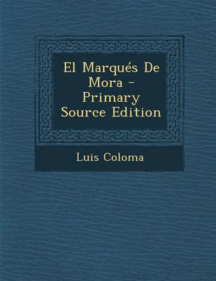 Book cover for El Marques de Mora