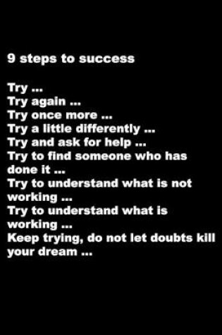 Cover of 9 steps to success