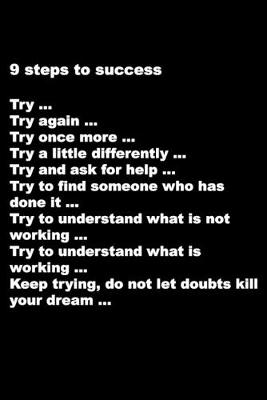 Book cover for 9 steps to success