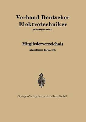 Book cover for Mitgliederverzeichnis