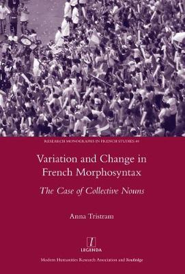 Book cover for Variation and Change in French Morphosyntax