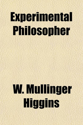 Book cover for Experimental Philosopher