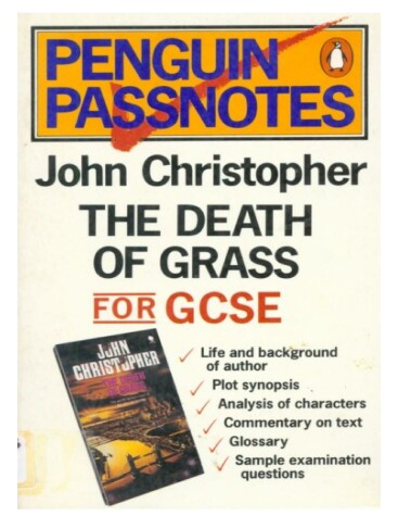 Book cover for John Christopher's "Death of Grass"