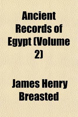 Book cover for Ancient Records of Egypt (Volume 2)