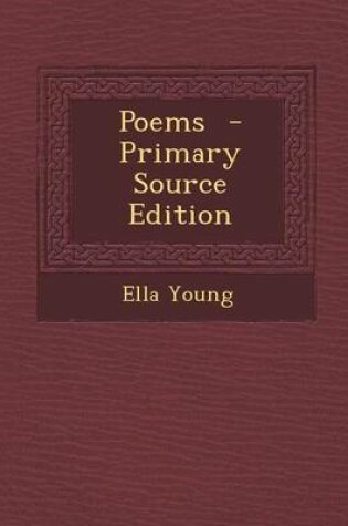 Cover of Poems - Primary Source Edition