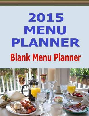 Book cover for 2015 Menu Planner