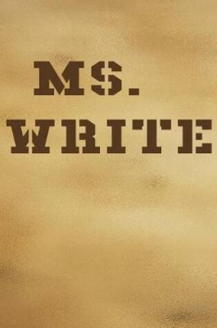 Cover of Ms. Write