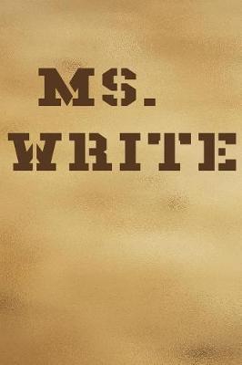 Book cover for Ms. Write