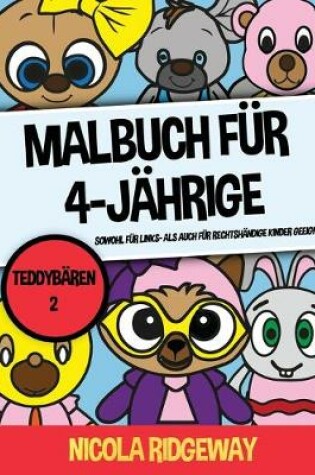 Cover of Malbuch für 4-Jährige (Teddybären 2)