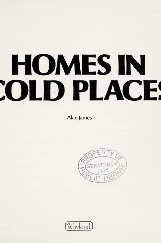 Cover of Homes In Cold Places Homes In Hot Places