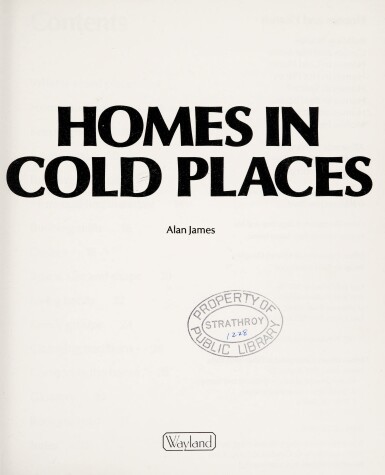 Book cover for Homes In Cold Places Homes In Hot Places