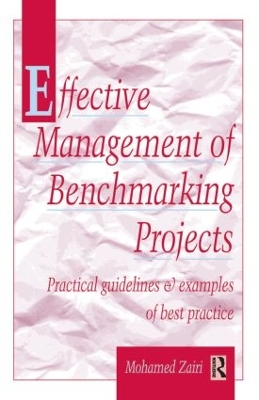 Cover of Effective Management of Benchmarking Projects